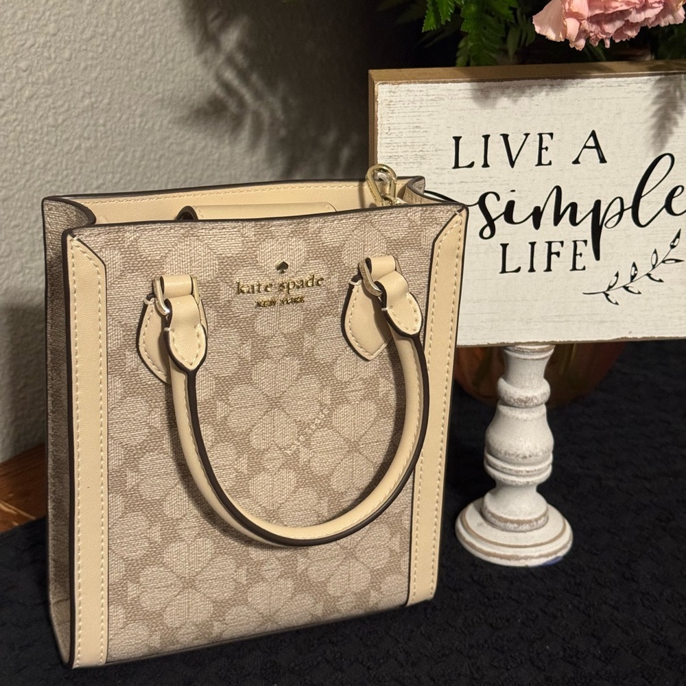 Kate Spade Mini Spade Flower Satchel Crossbody NWT $329